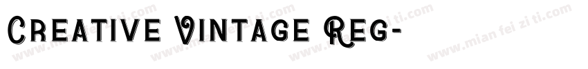 Creative Vintage Reg字体转换